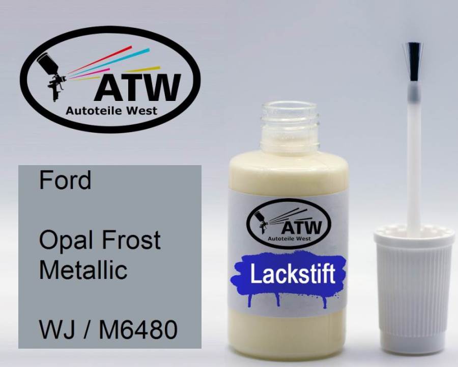 Ford, Opal Frost Metallic, WJ / M6480: 20ml Lackstift, von ATW Autoteile West.